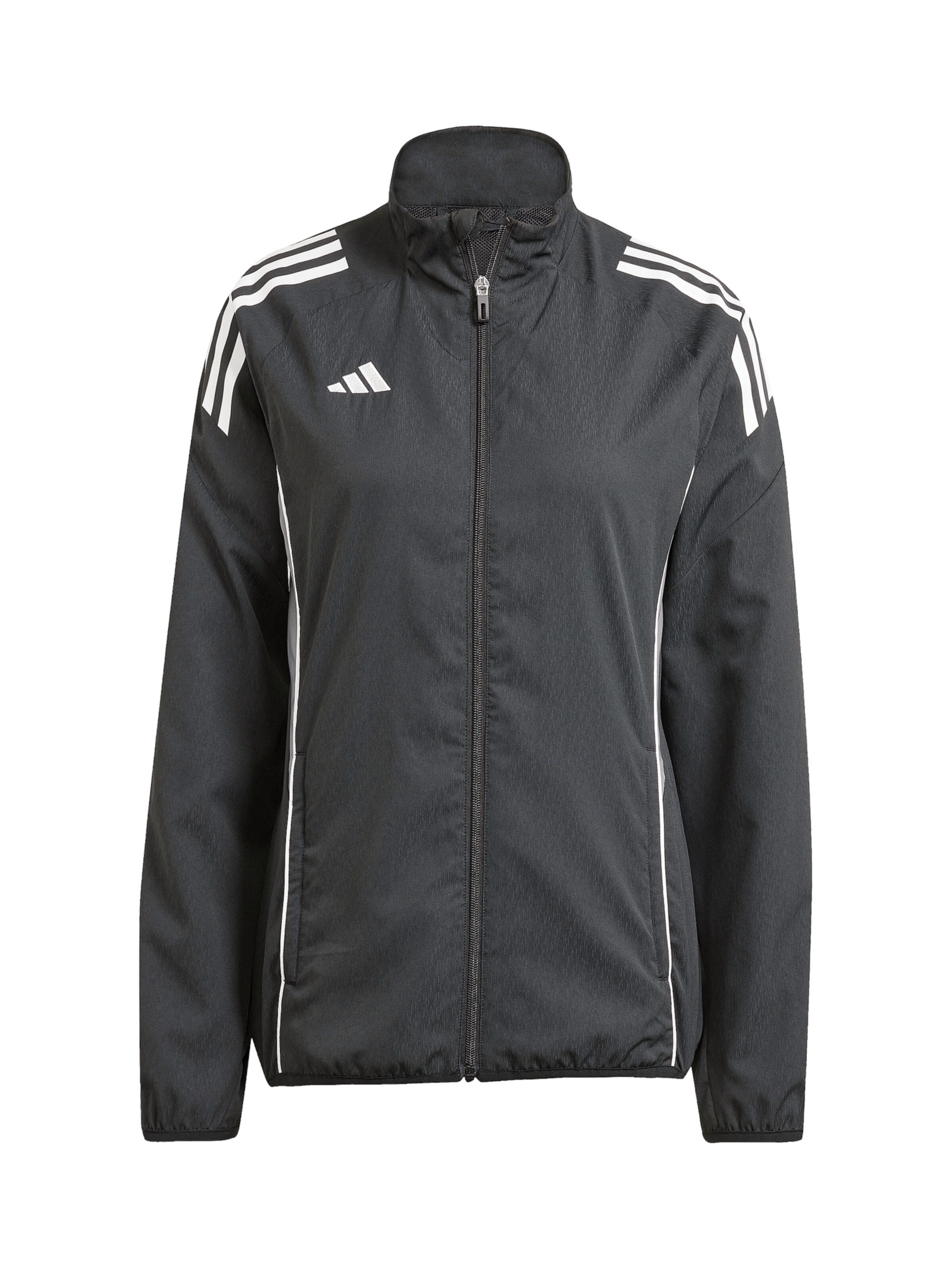 ADIDAS PERFORMANCE Sportjacke 'Tiro 25' in schwarz / offwhite, Produktansicht