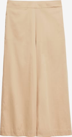 Wide Leg Pantalon s.Oliver BLACK LABEL en beige : devant
