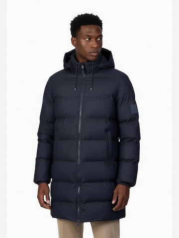Manteau d’hiver 'Alta Longer W3T3' RAINS en bleu : devant