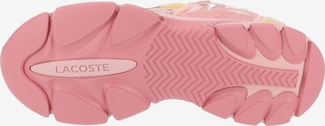 Baskets basses LACOSTE en rose