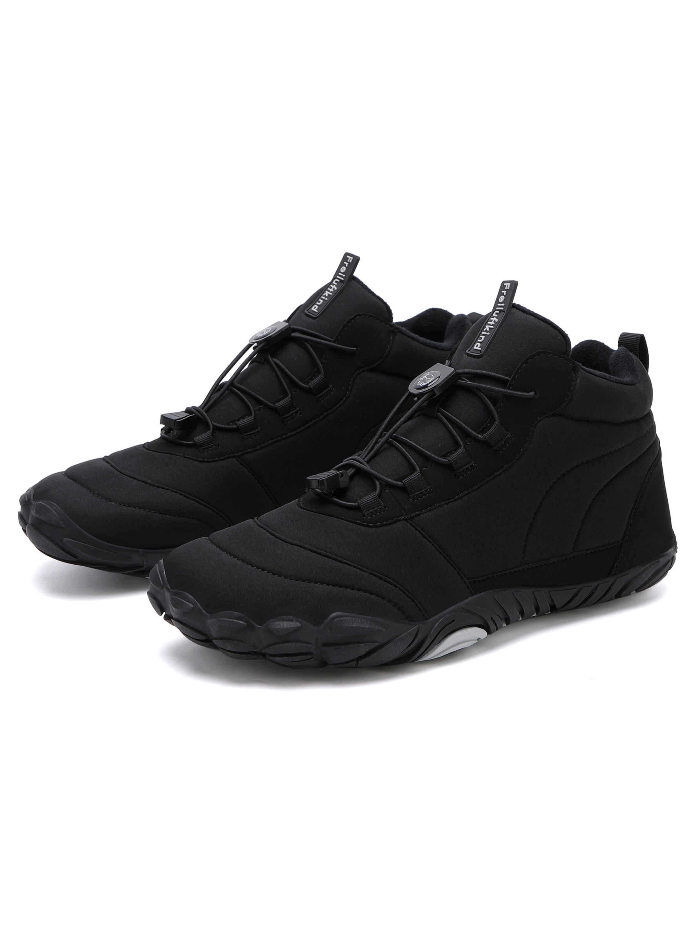 Freiluftkind Sportlicher Schnürschuh 'Kepler'‌‌‌‌‌‌‌‌‌ in Schwarz: Vorderseite