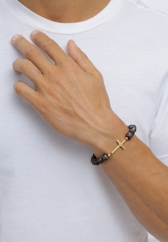 KUZZOI Armband 'Kreuz' in Goud: voorkant