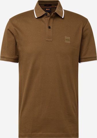 BOSS Orange Shirt 'Passertip' in Green: front