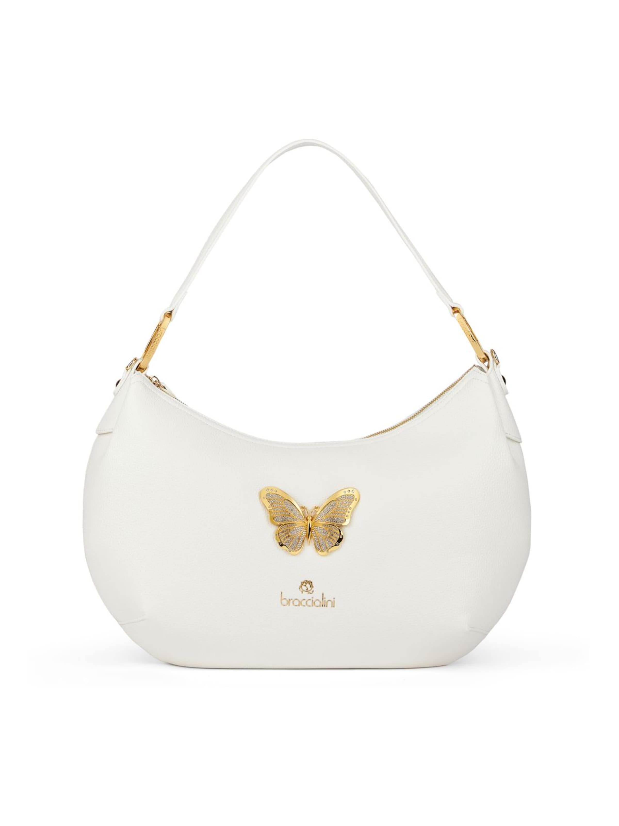 Braccialini Handbag 'Beth Jewels' in White