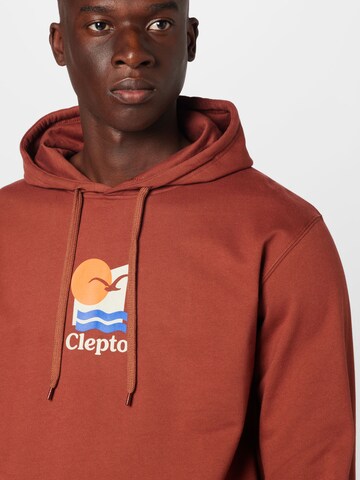 Cleptomanicx Sweatshirt 'Camper Möwe' in Red