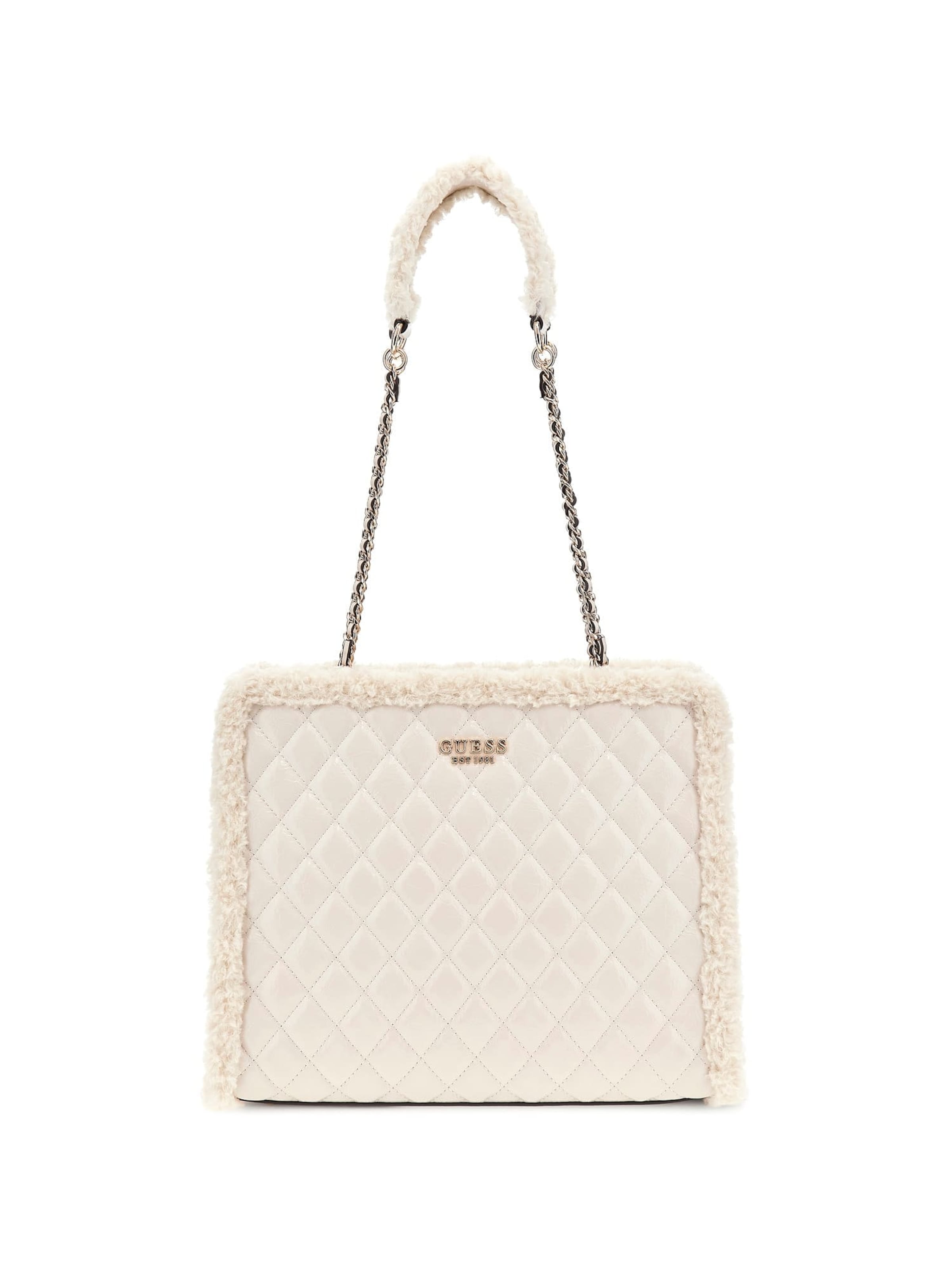 GUESS Schultertasche 'Cristi' in Beige: Vorderseite