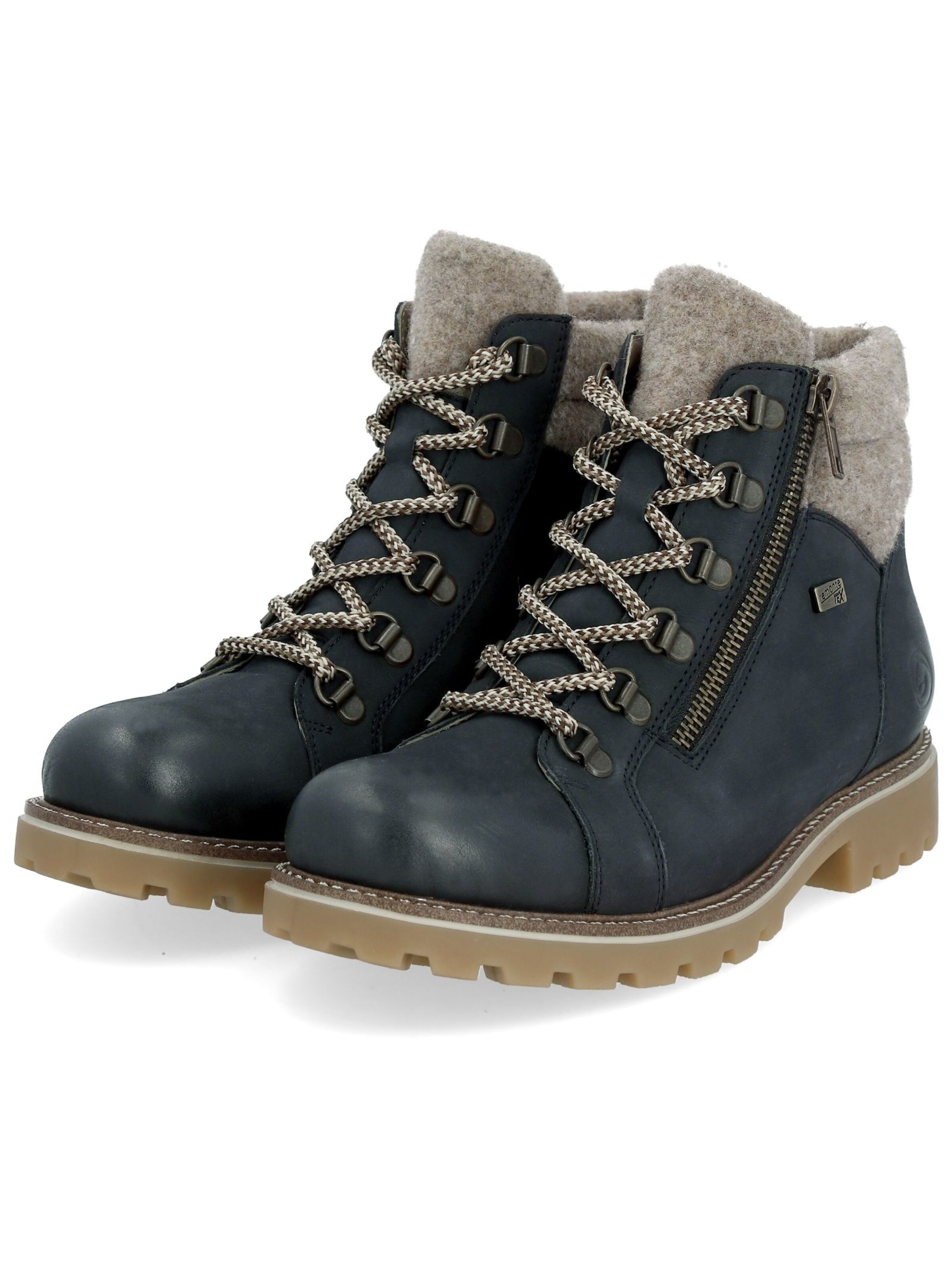 Bottines à lacets REMONTE en bleu