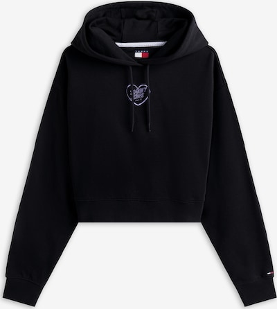 Megztinis be užsegimo 'HEART' iš Tommy Jeans, spalva – šviesiai violetinė / juoda, Prekių apžvalga