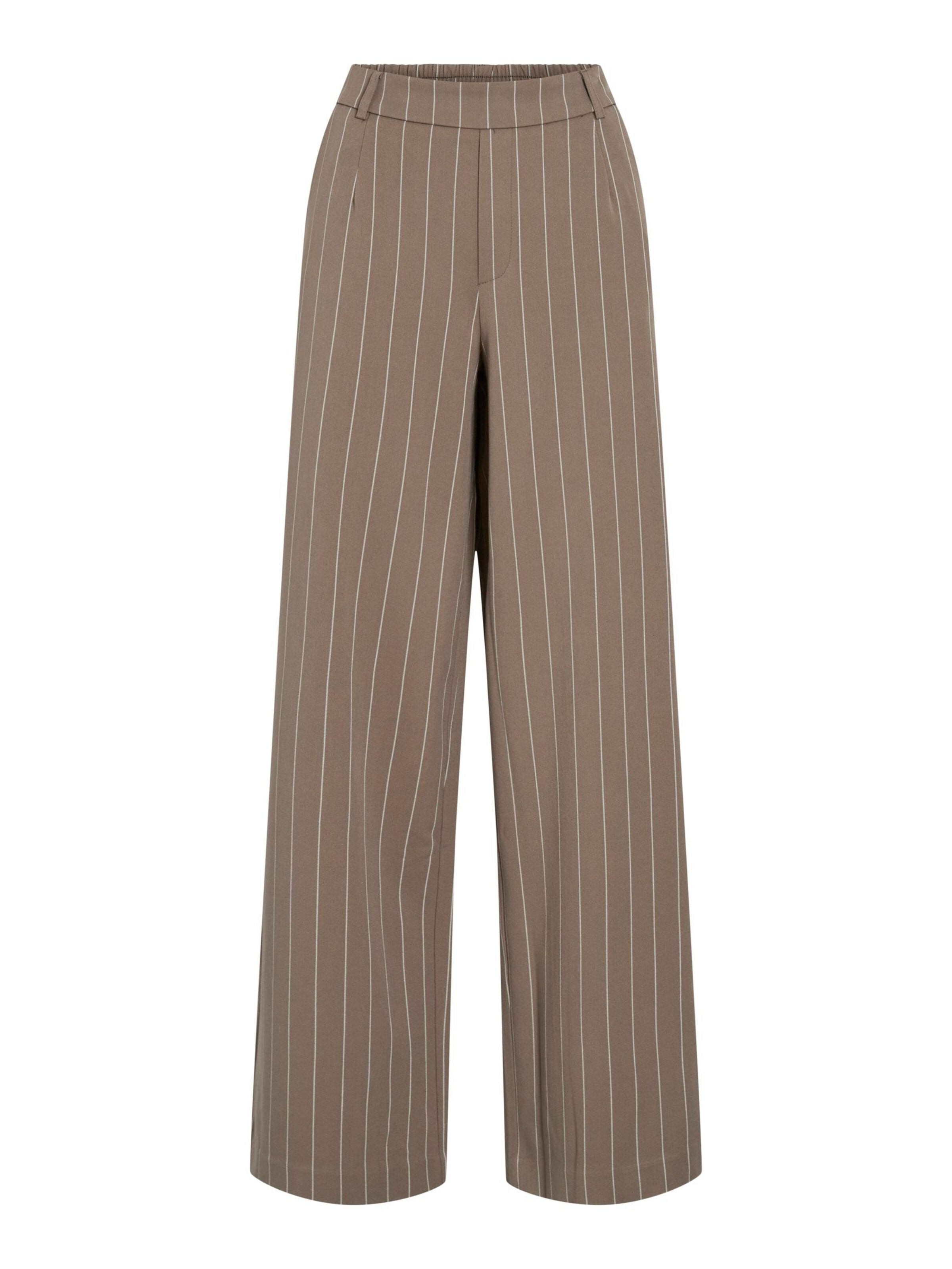 VILA Broek 'VIVarone' in Bruin: voorkant