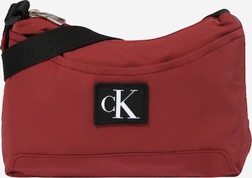 Calvin Klein Jeans Schoudertas in Bruin: voorkant