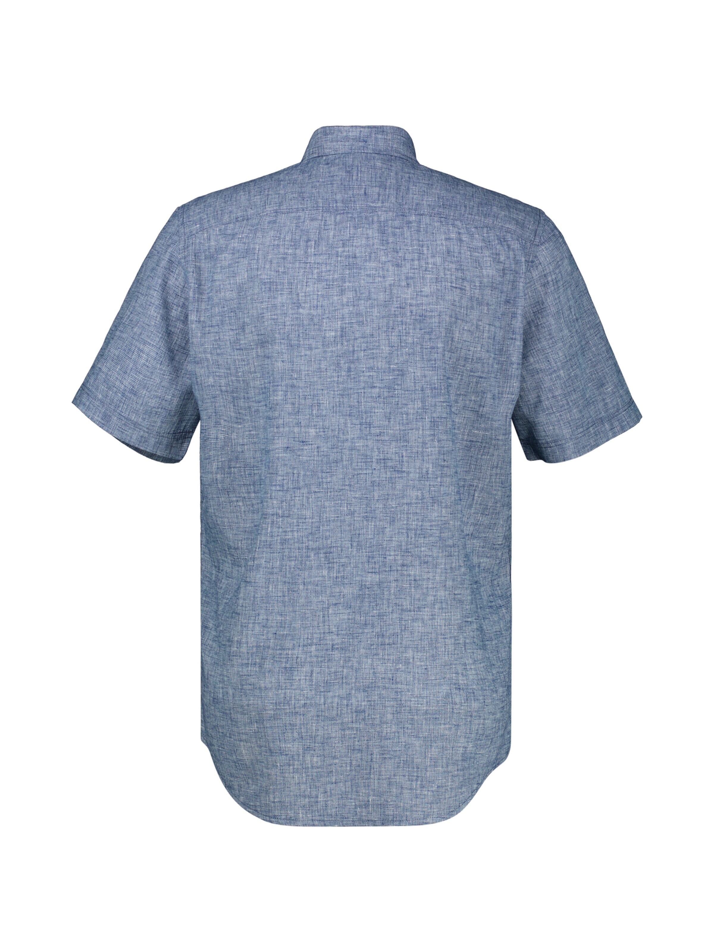 LERROS Regular Fit Herren Halbarmhemd in Übergrößen in Blau