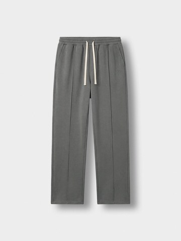 Burocs Wide Leg Sporthose 'Sweat Seam'‌‌‌‌‌‌ in Grau: Vorderseite
