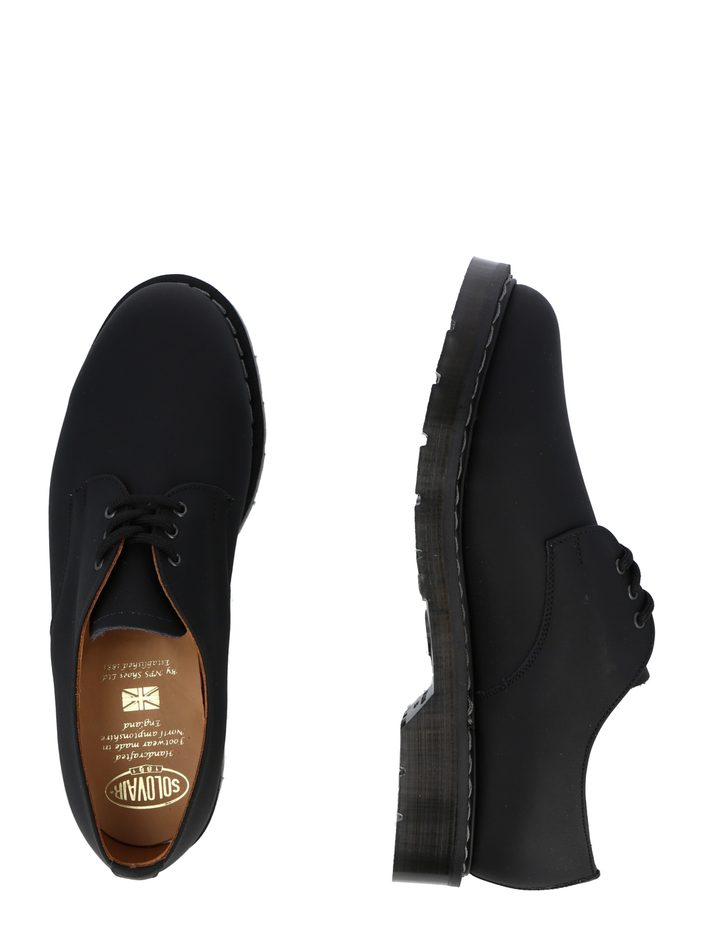 Solovair Lace-up shoe 'Gibson' in Black