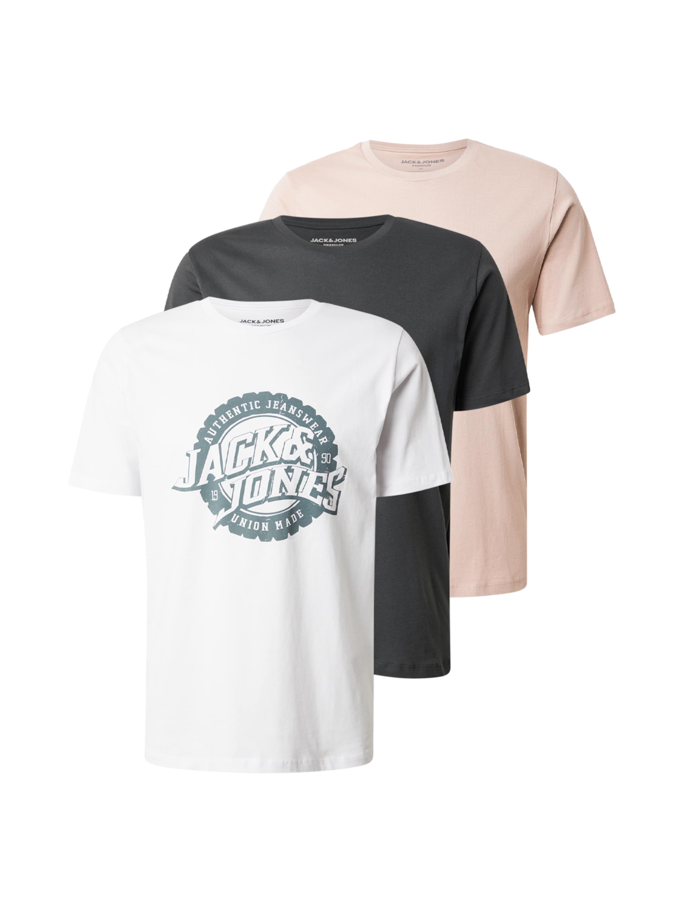 Jack & Jones Premium Tričko 'JPRBLUBARON' – hnědá: přední strana