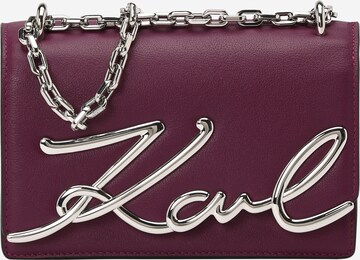 Karl Lagerfeld Crossbody bag in Purple: front