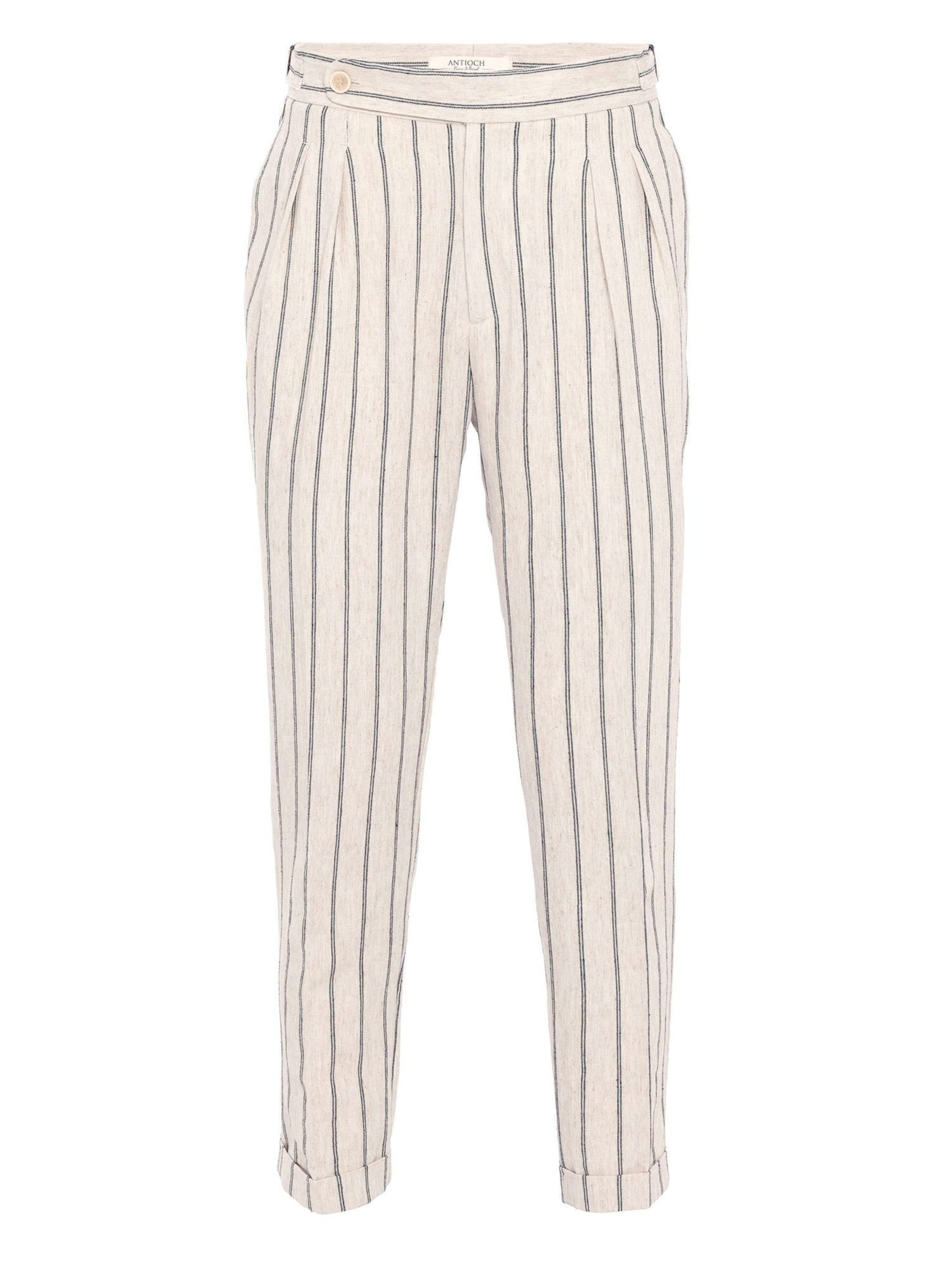 Antioch Regular Панталон с набор в бежово: отпред