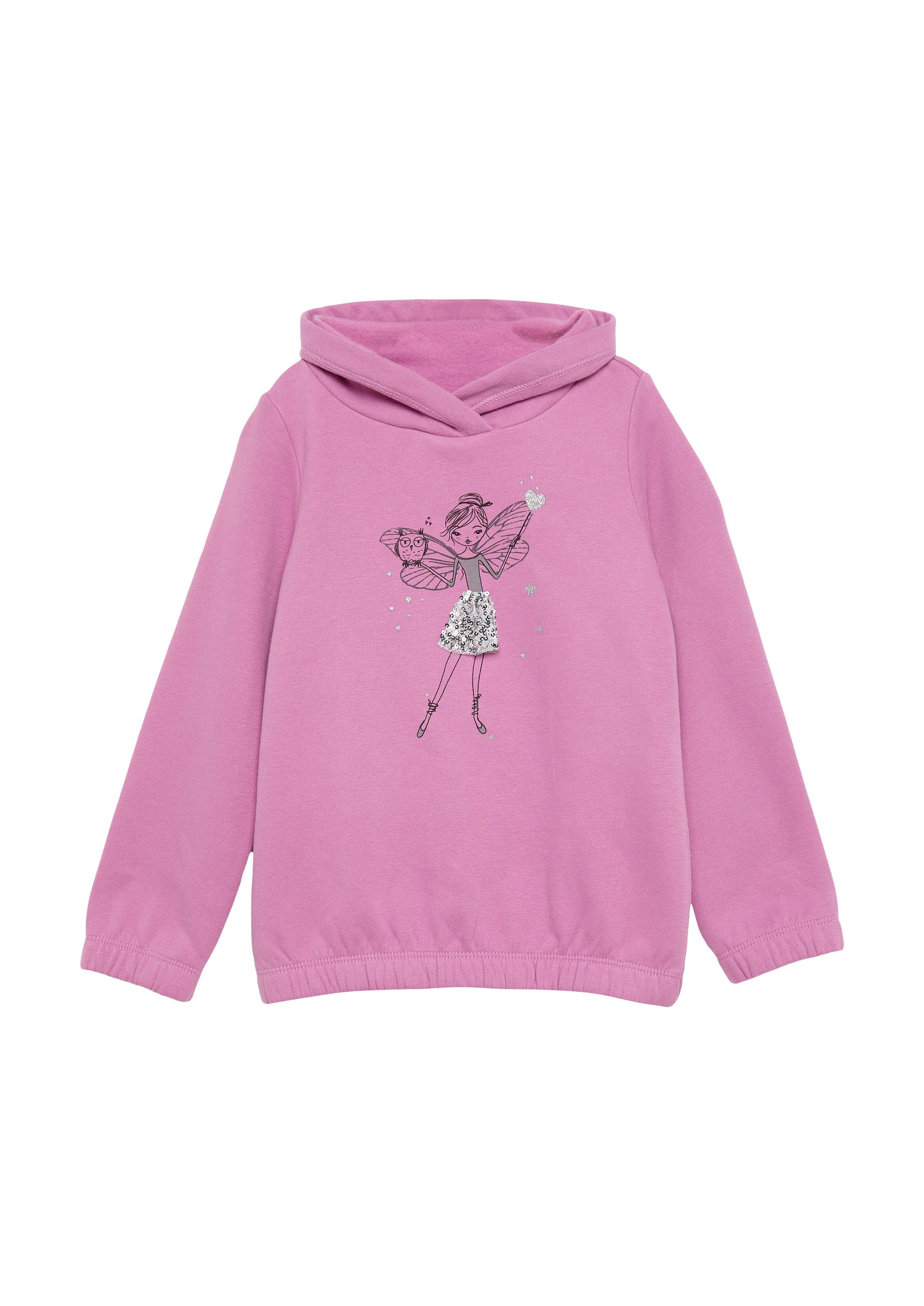 s.Oliver Sweatshirt in Roze: voorkant