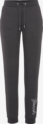 BENCH Tapered Pajama Pants in Grey: front