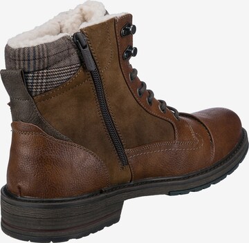 MUSTANG Lace-up boots in Brown