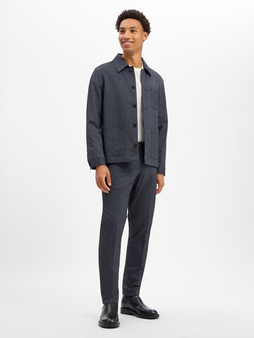 Coupe slim Pantalon Finshley & Harding London en gris