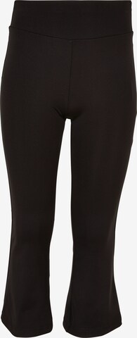 Urban Classics Flared Leggings in Black: front