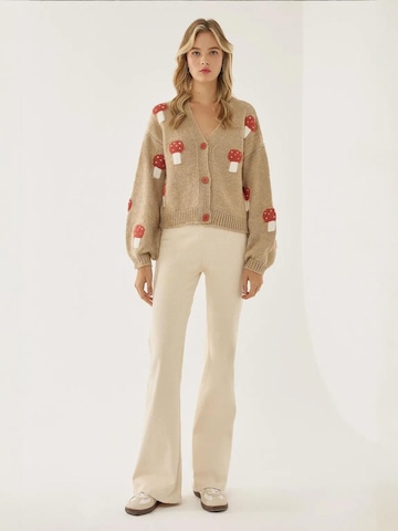 Hiccup Gebreid vest in Beige