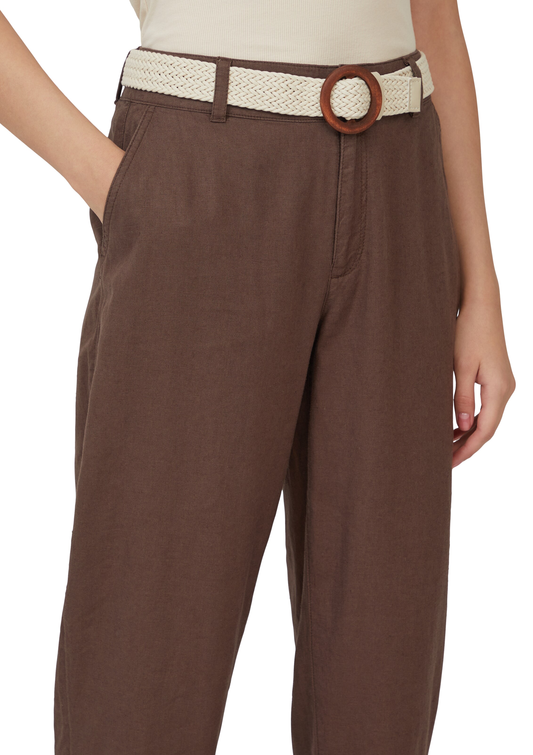 s.Oliver Loose fit Chino Pants in Brown