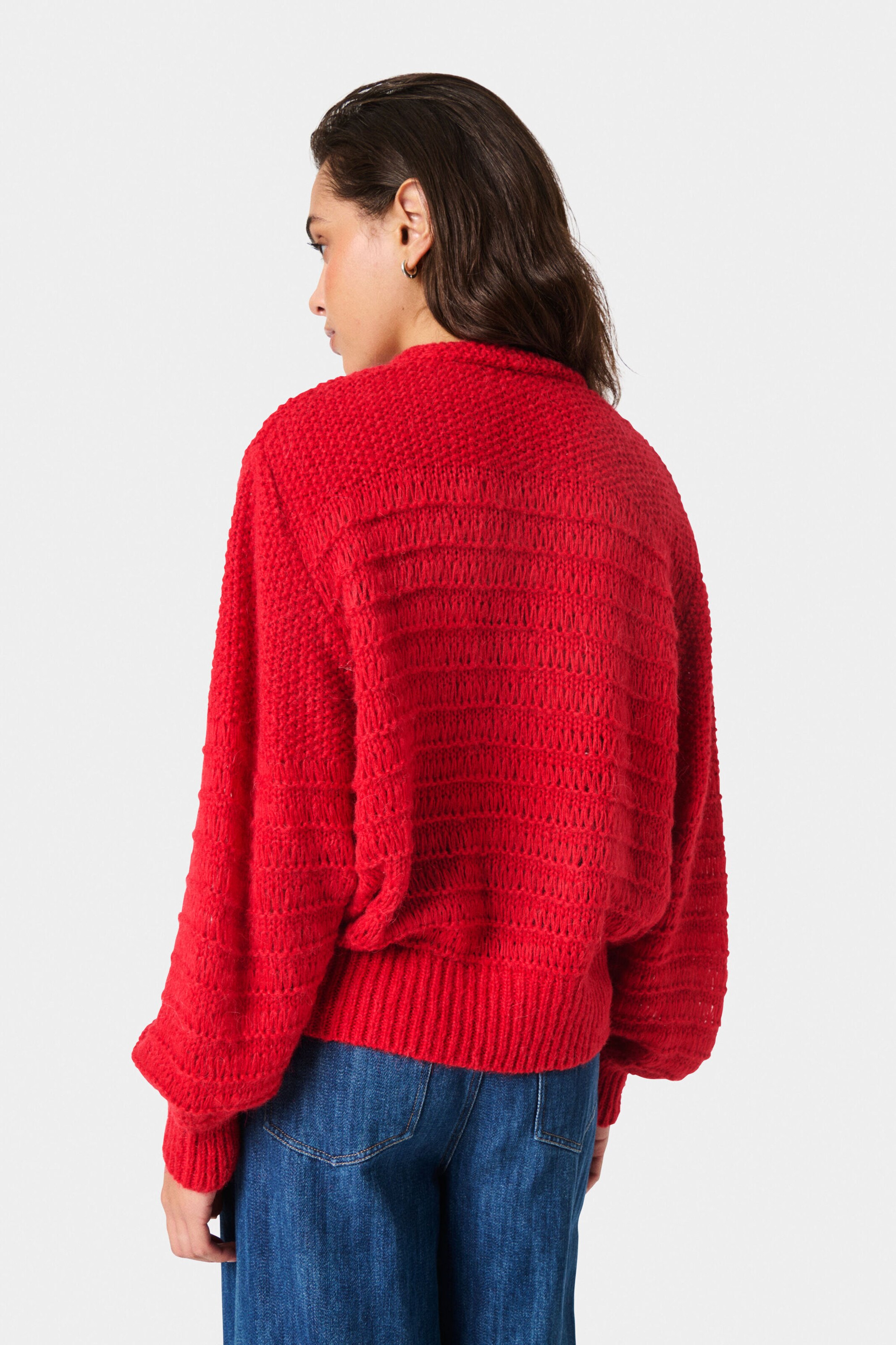 SOAKED IN LUXURY Pullover in Rot