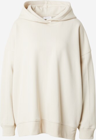 Sweat-shirt TOPSHOP en beige : devant