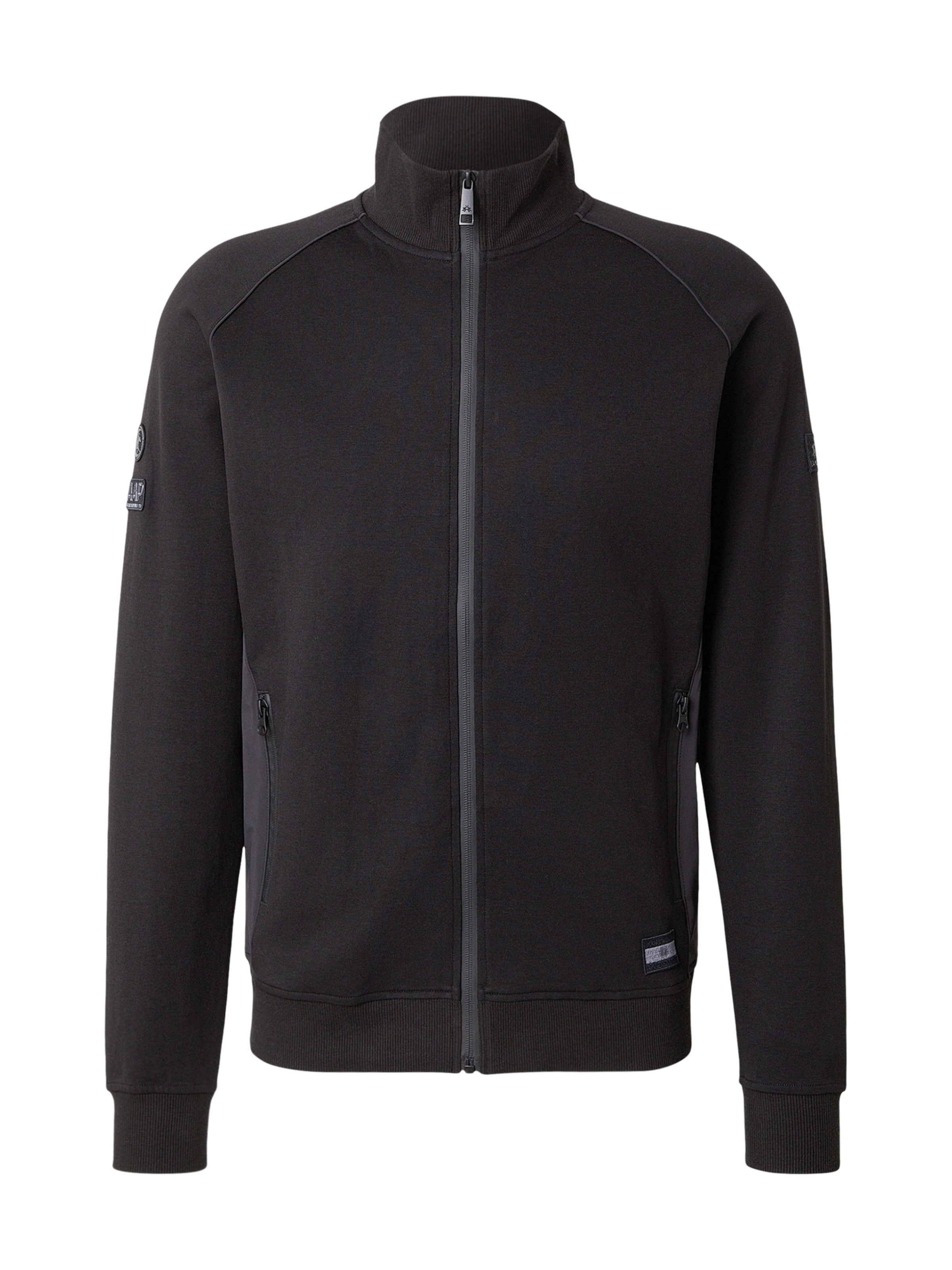 La Martina Суичъри с качулка в черно: отпред