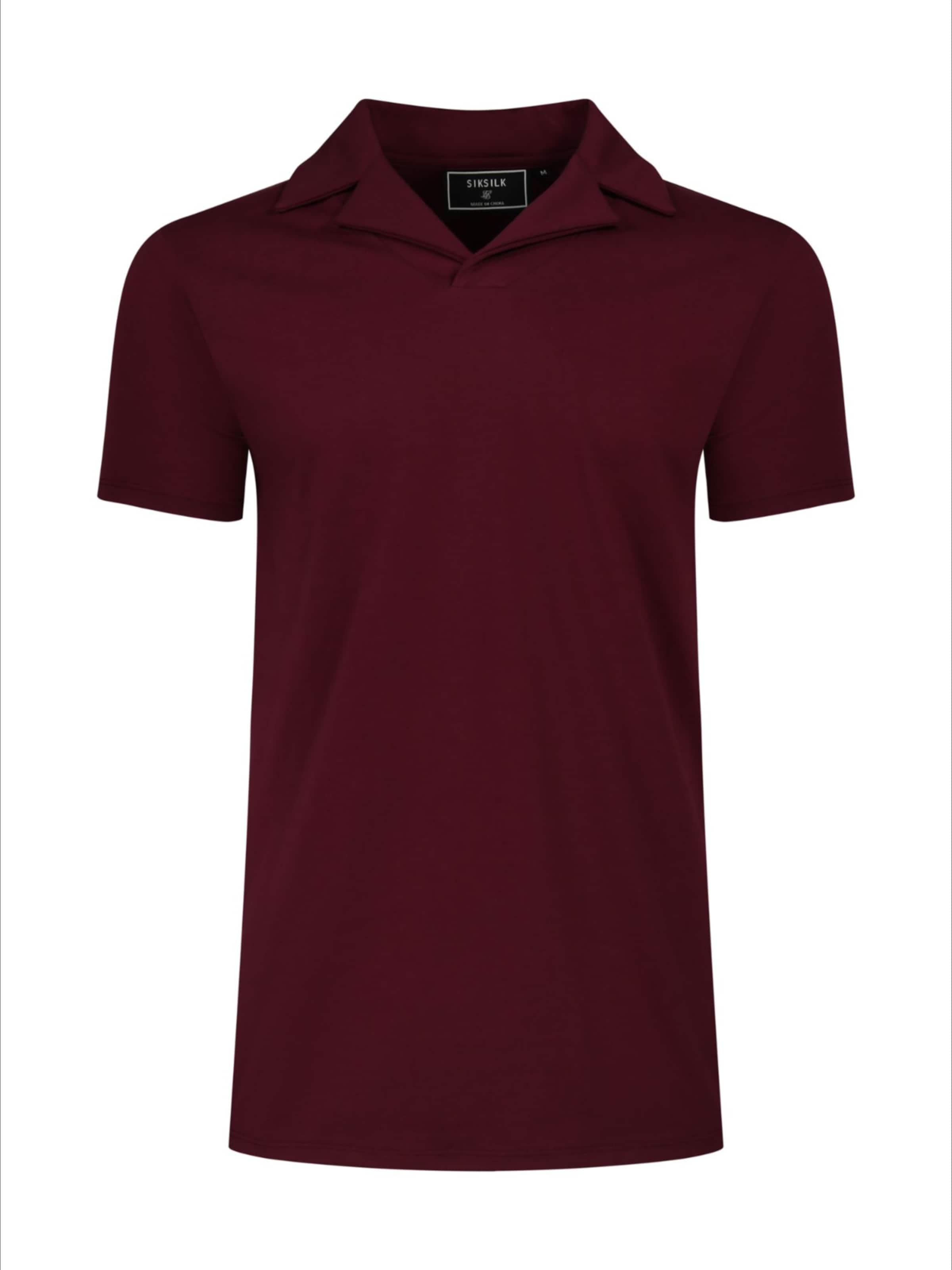 Maglietta di SikSilk in rosso: frontale