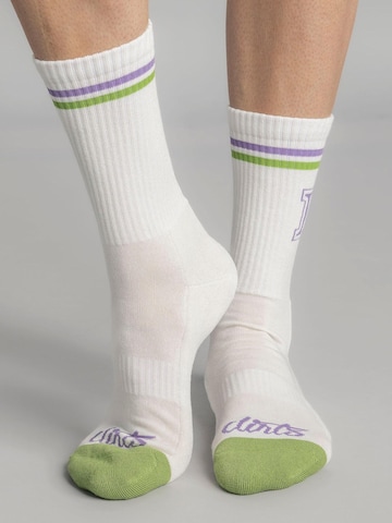 Dirts Socken 'College Socks'‌‌ in Weiß