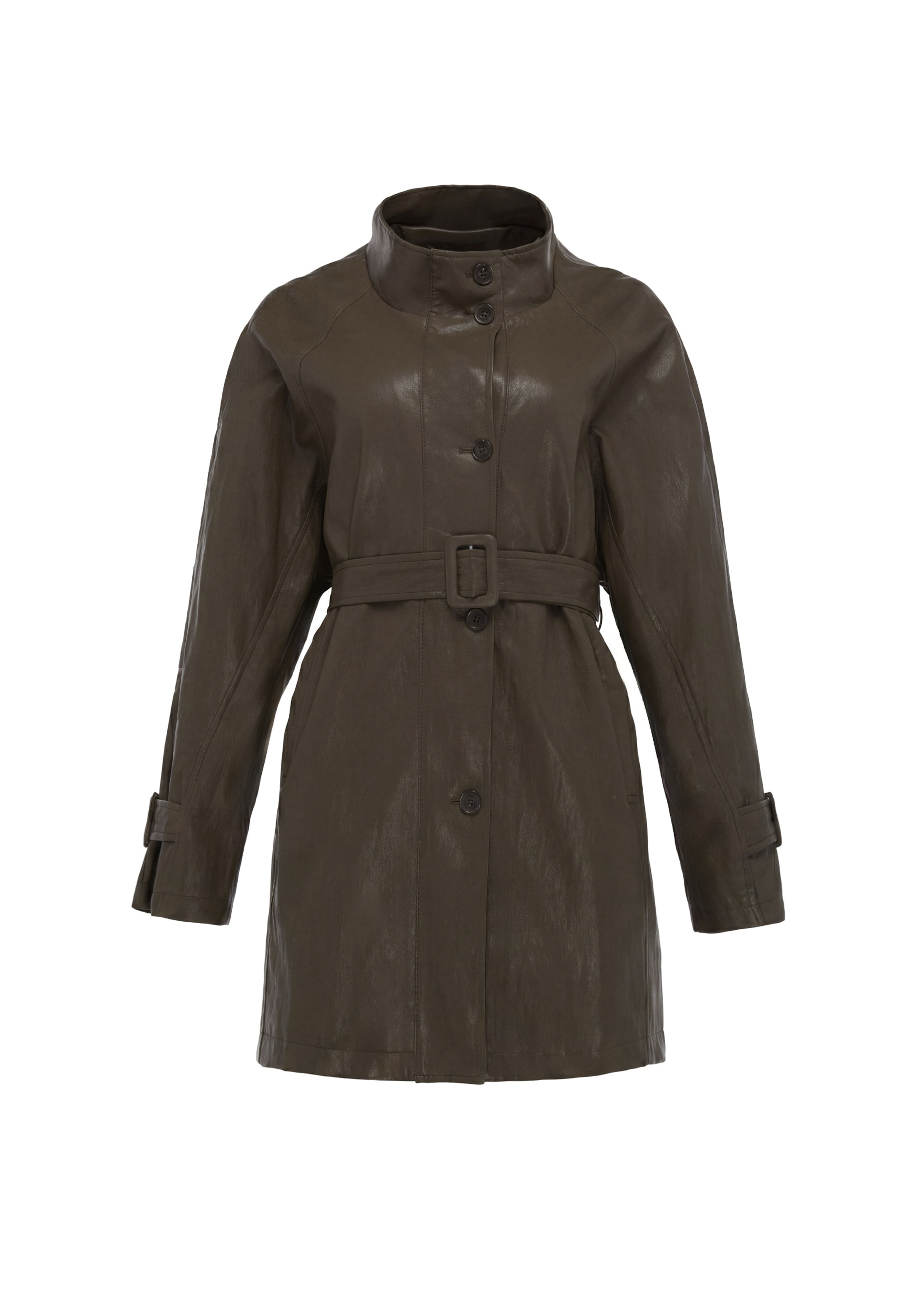 usha BLACK LABEL Tussenjas in Bruin: voorkant