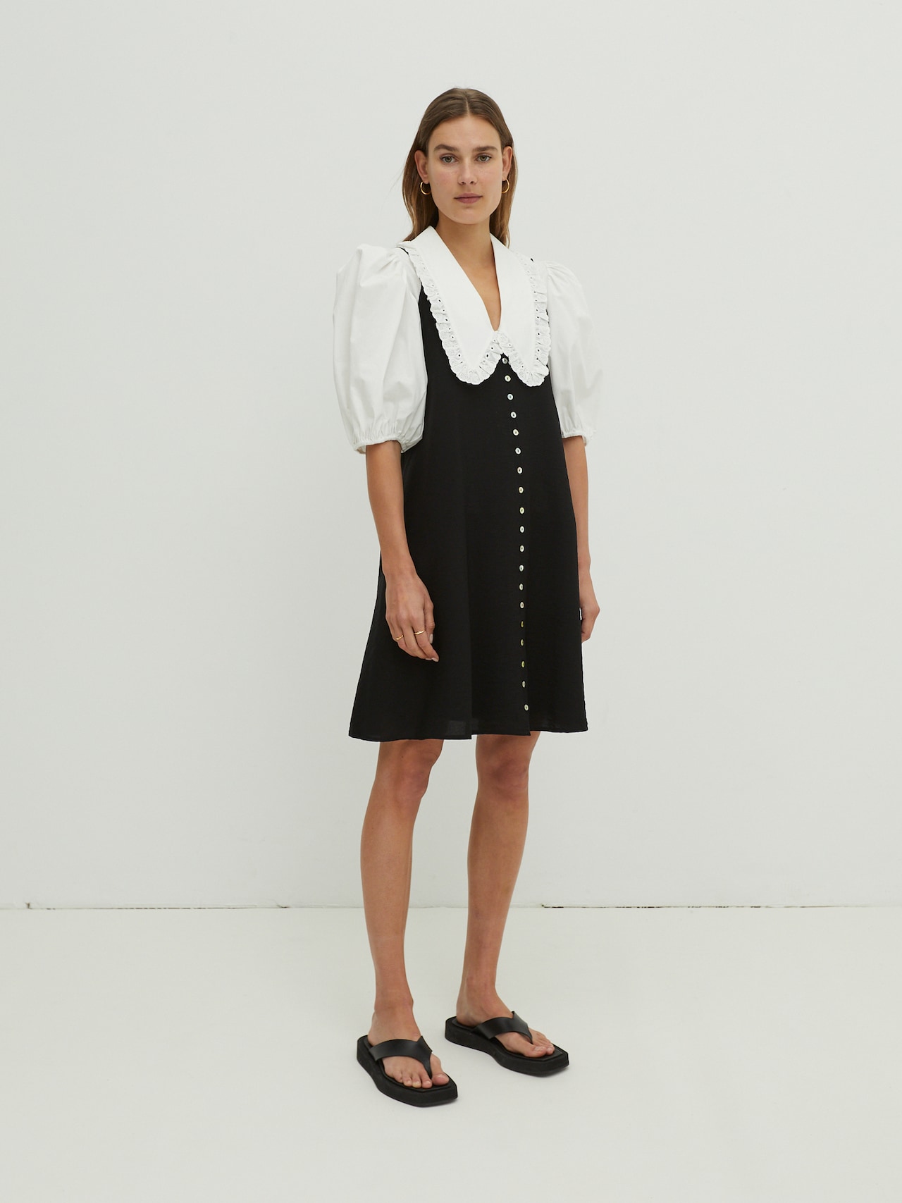 EDITED Vestido de verano 'Lila' negro