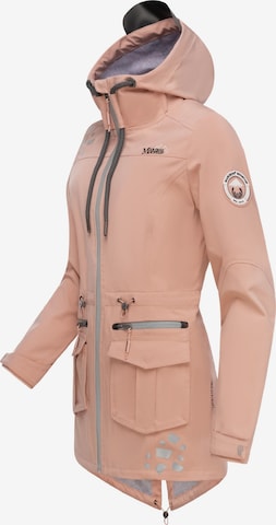 MARIKOO Weatherproof jacket 'Ulissaa' in Pink