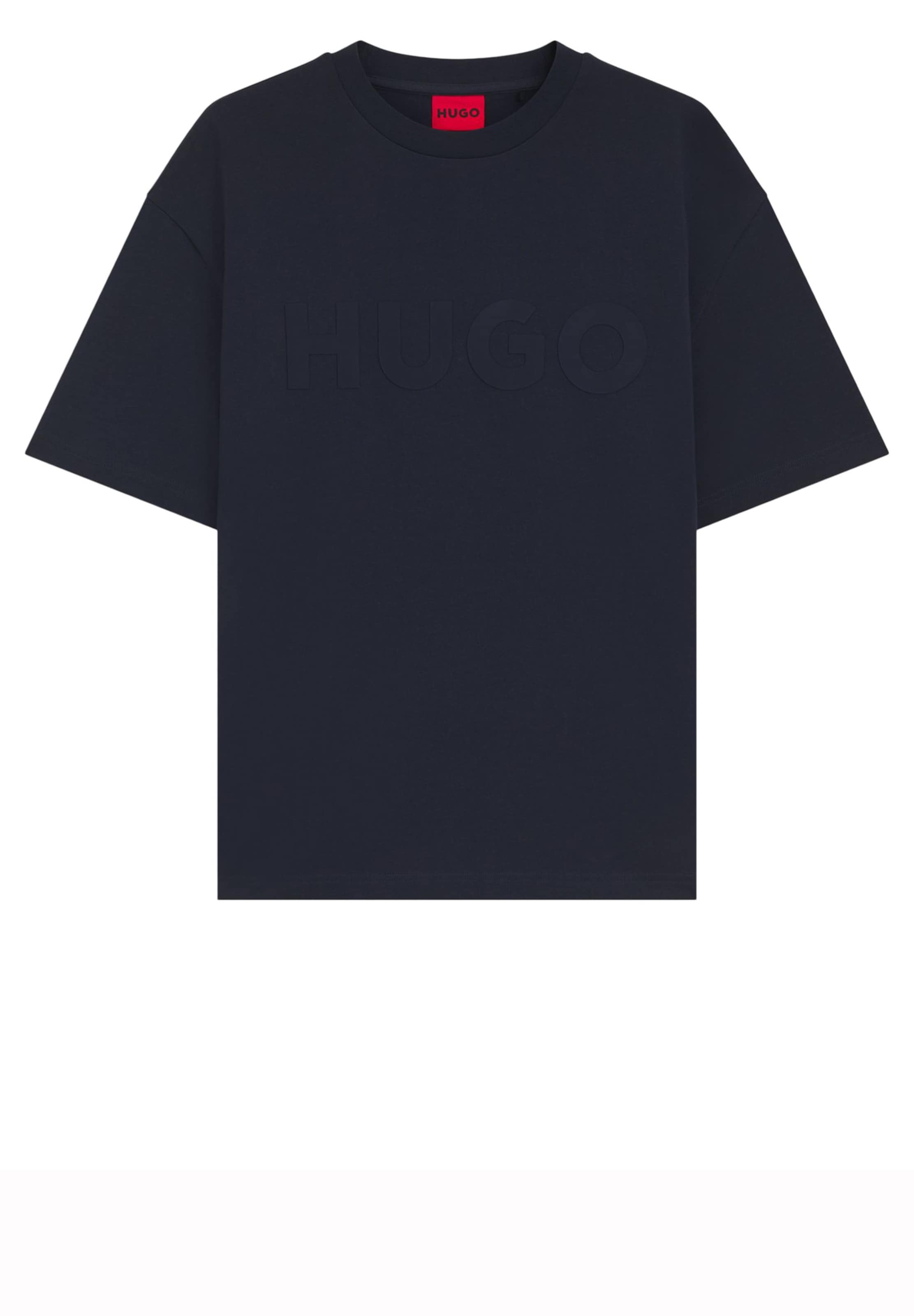 HUGO T-Shirt in Blau: Vorderseite