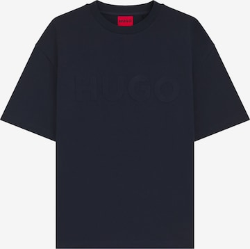 HUGO T-Shirt in Blau: Vorderseite