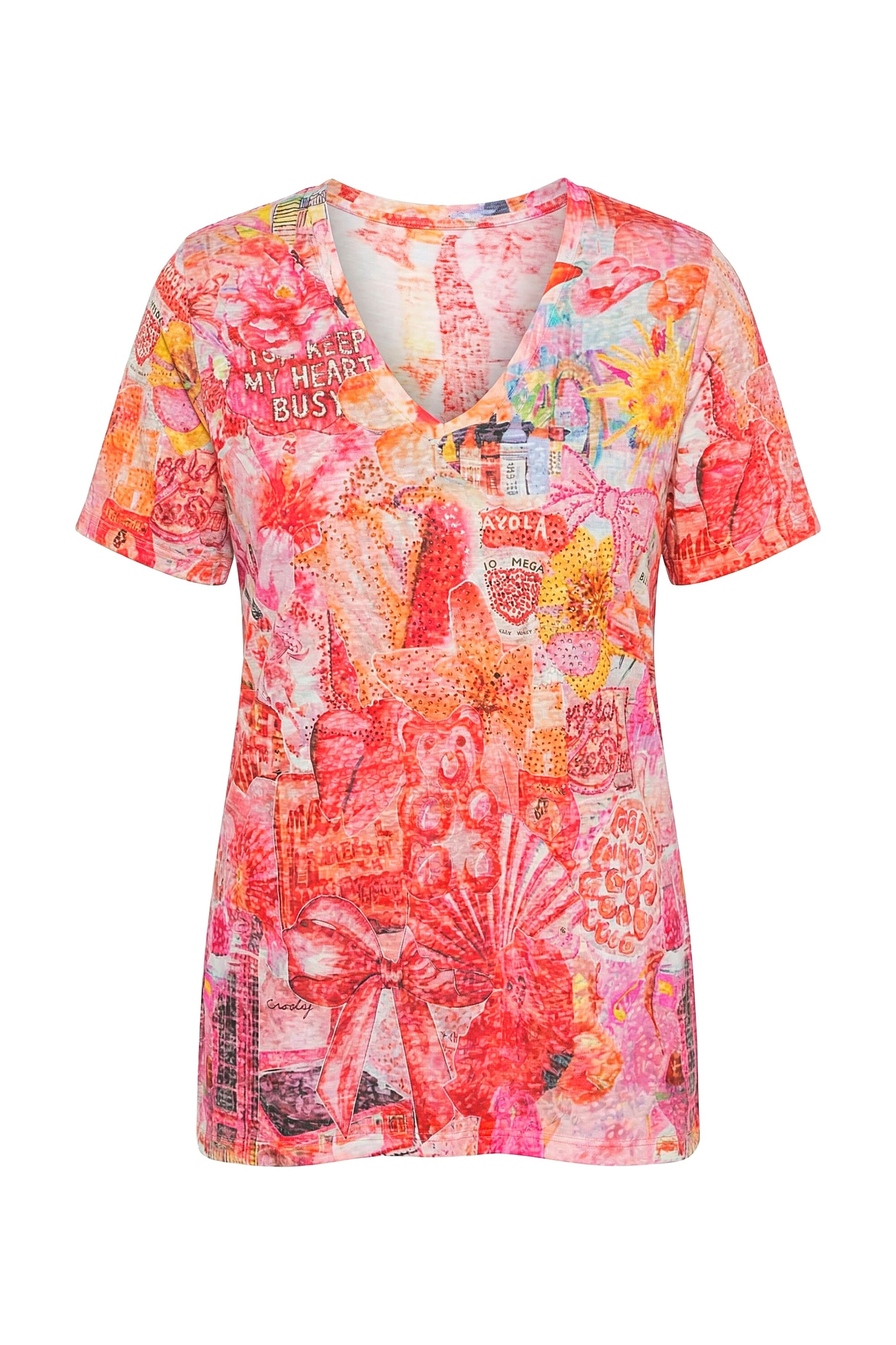 Angel of Style Shirt in Orange: Vorderseite