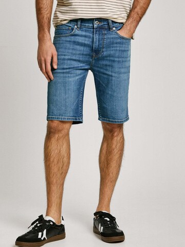 Pepe Jeans Слим Джинсы 'Hatch' в Синий: спереди