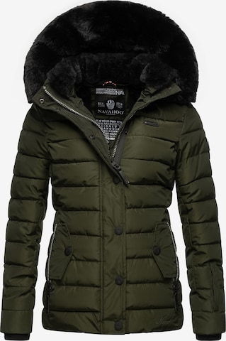 NAVAHOO Winter jacket 'Milianaa' in Green: front