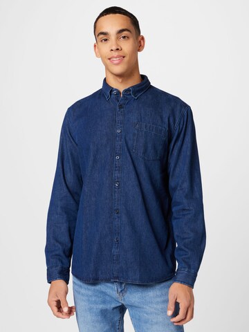 ESPRIT Regular Fit Hemd in Blau: predná strana