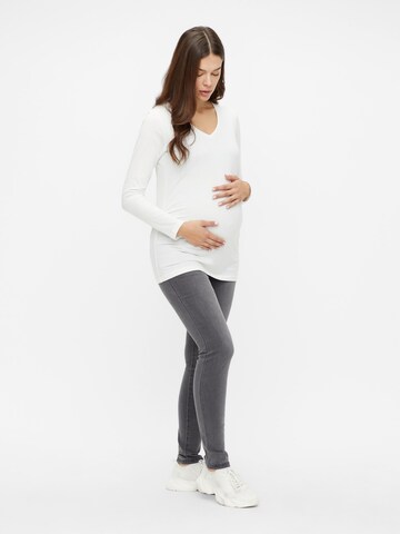 MAMALICIOUS Slim fit Jeans 'Lola' in Grey