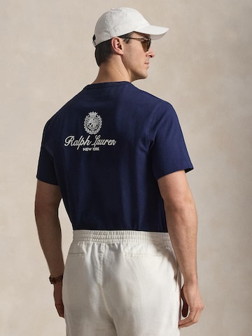 Polo Ralph Lauren Big & Tall Shirt in Blue: front