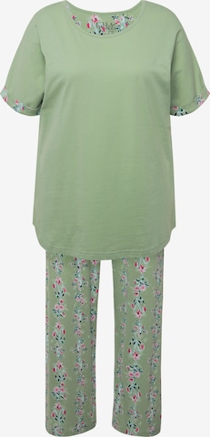 Ulla Popken - Pijama en verde: frente