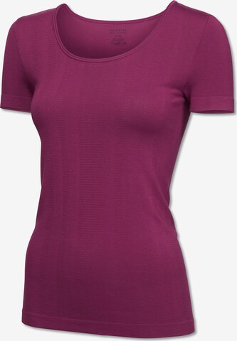 SCHIESSER Shirt 'Halbarm' in Purple: front