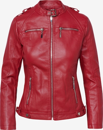 KOROSHI Between-Season Jacket in Red: front