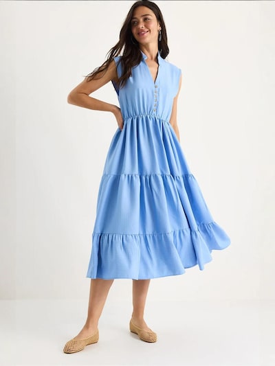 Bianco Lucci Jurk in 36 in de kleur Blauw, Productweergave