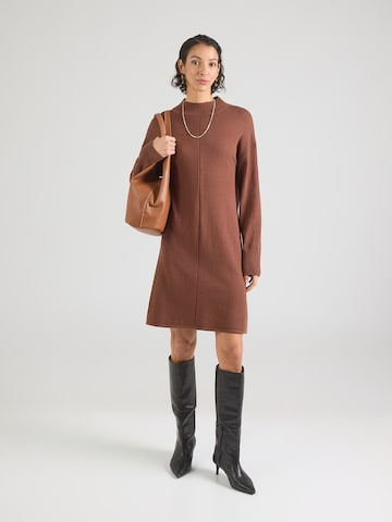 s.Oliver Kootud kleit, värv pruun: eest vaates