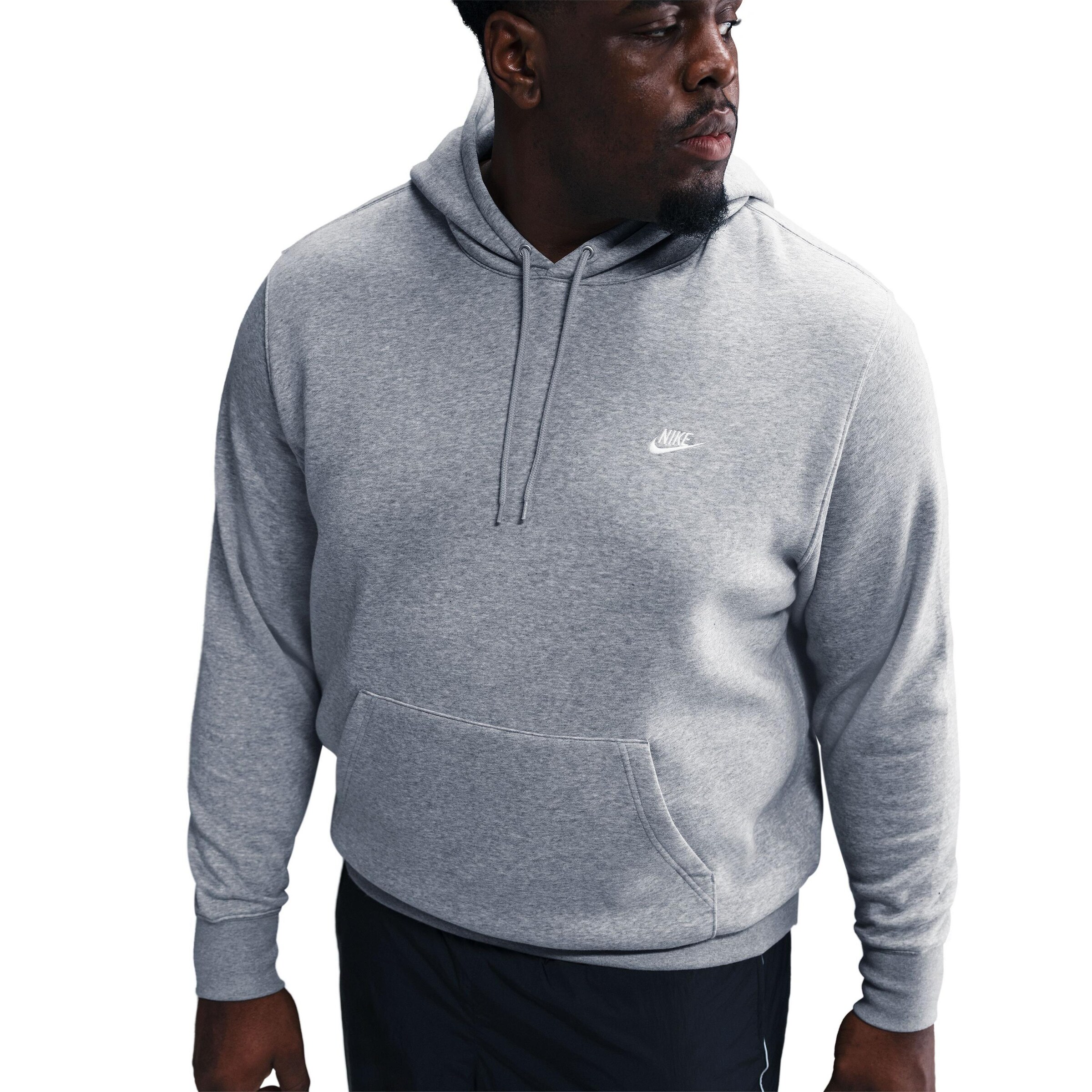 Nike Sportswear Sweatshirt 'Club' in Grey: front