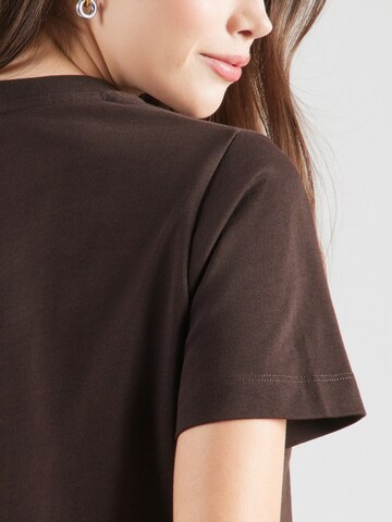 T-shirt 'Camino' Samsøe Samsøe en marron
